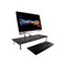 Monoprice Workstream by Medium Multimedia Desktop Monitor Stand_ Black Glass 16360 - alternate 3